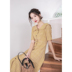 2019 phụ nữ mới mùa thu retro eo cao váy dài khí chất Pháp váy eo thon dài tự canh - váy đầm váy babydoll váy đầm