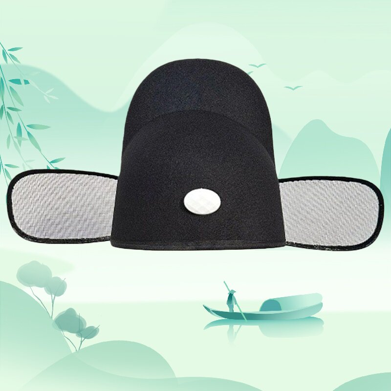 乌纱帽明制翼善冠明朝汉服飞鱼服锦衣卫圆领袍配帽男官帽儿童春夏