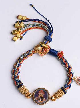 手工编织绿度母轮回饰品