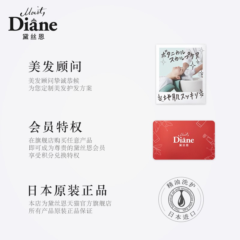 黛丝恩Moist Diane致美摩洛坚果哥油护发素损伤烫染修补450ml - 图3