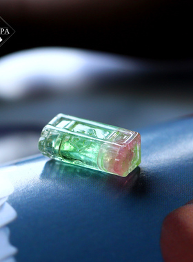 MYPAPA玻璃体红绿西瓜碧玺吊坠