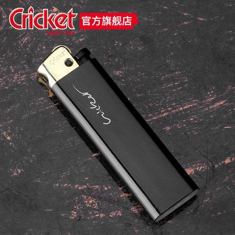 Cricket/草蜢官方正品原装进口黑金安全防爆老式滑轮火石打火机