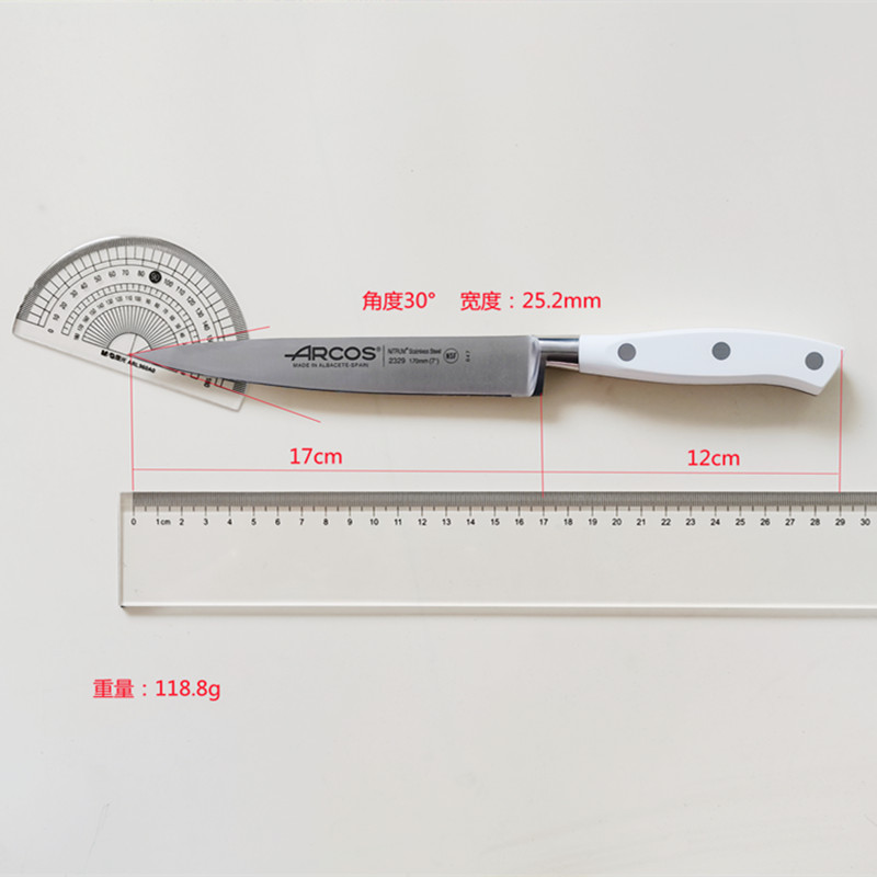 ARCOS原装进口菲力刀牛排刀鱼排刀厨师刀fillet knife水果刀厨刀 - 图2