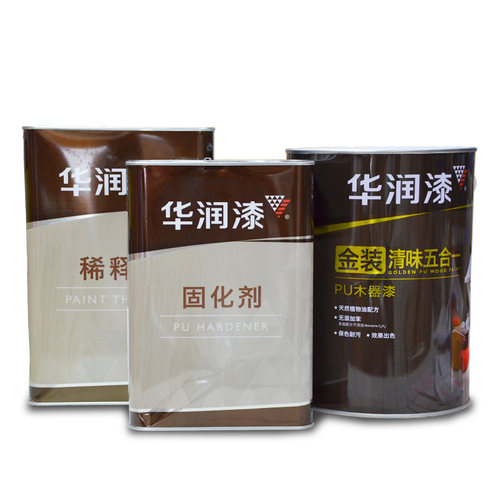 华润漆 金装清味五合一PU木器漆 实木家具翻新漆 聚酯白漆清漆9kg - 图3