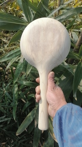 淘盆淘金盘淘直播朱砂水瓢木勺子木瓢大圆盘木盘子沙金盆晒锡盆 - 图1