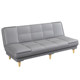 Balcony leather sofa single bed simple folding sofa bed rental lunch bed apartment living room bedroom