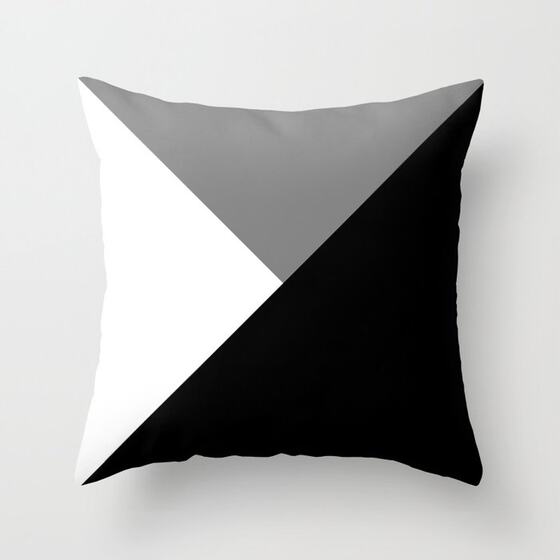 Geometric sofa living room bedroom large pillow