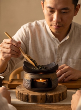 蓝息手作日式烘烤炉陶瓷熏香