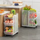 Kitchen multifunctional shelf for fruit and vegetable multi-layer storage
