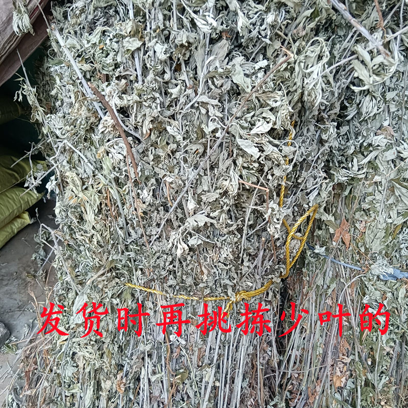 整棵艾草叶野生端午艾梗杆叶整株全草无根月子泡澡泡脚伏牛山艾叶 - 图1