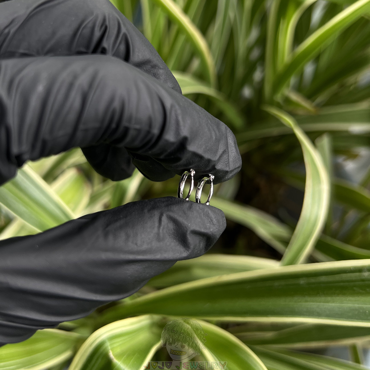 10mm小圆形耳环实验室培育钻石镶嵌Lab Diamond微型小圈耳钉配饰,淘宝优惠券,粉丝福利购,淘宝优惠卷