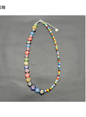 迪丽热巴同款琉璃女夏季时尚项链