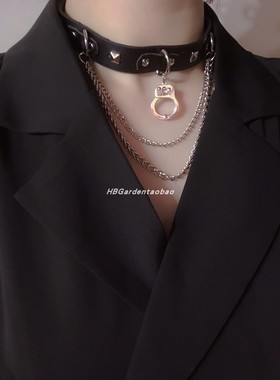 项链凯国潮朋克摇滚嘻哈风爪