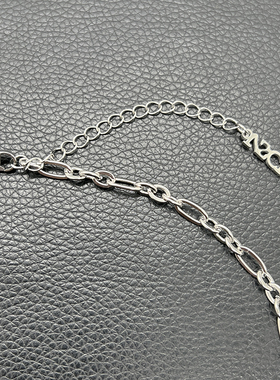 嘻哈钛钢幸运星兔子吊坠项链