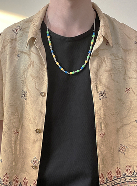 BKPP林祎凯同款钛钢彩色项链