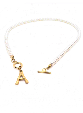 bkpp同款简约风淡水珍珠吊坠项链