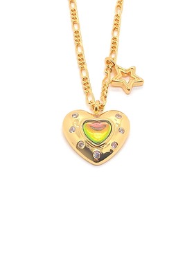 小熊软糖男女星星爱心项链