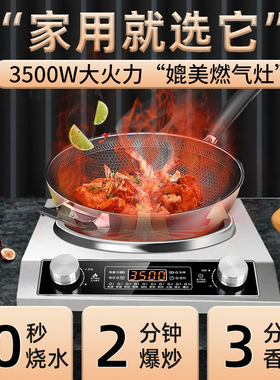 半球5000W家用定时猛火柴火炉灶