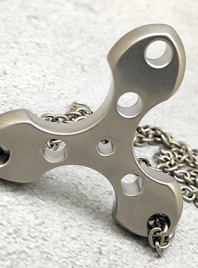 钛合金纯钛链男女挂饰十字链