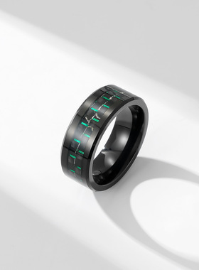 跨境戒指环亚马逊钨钢欧美风