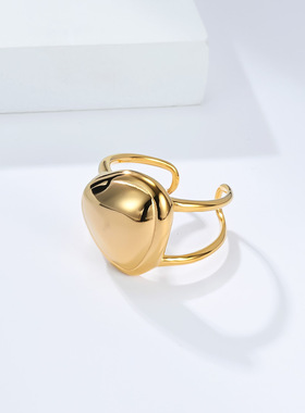 高级感光面开口食指环手饰品首饰