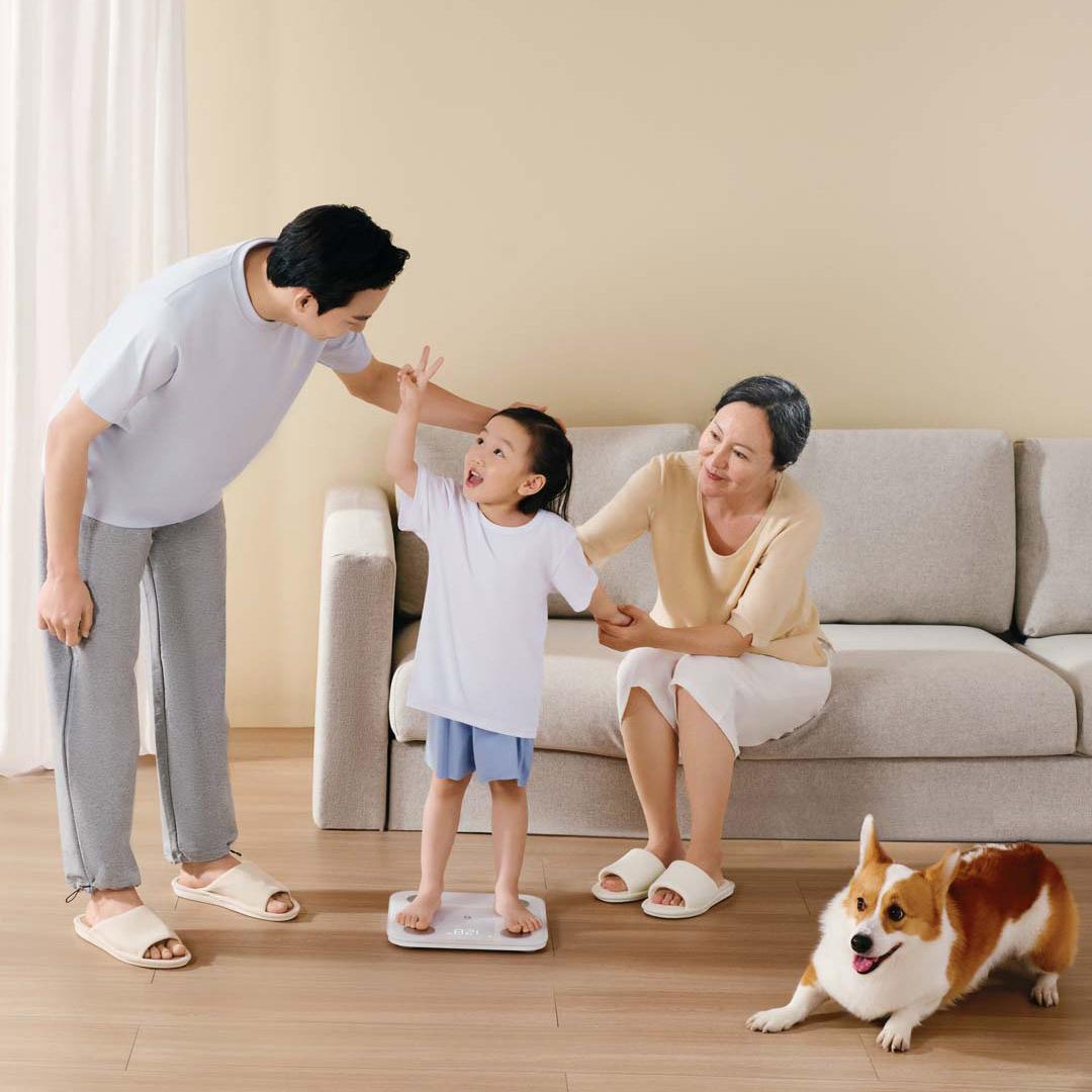 小米米家体脂秤S400智能减肥减脂电子称家用体重秤宿舍精准脂肪秤