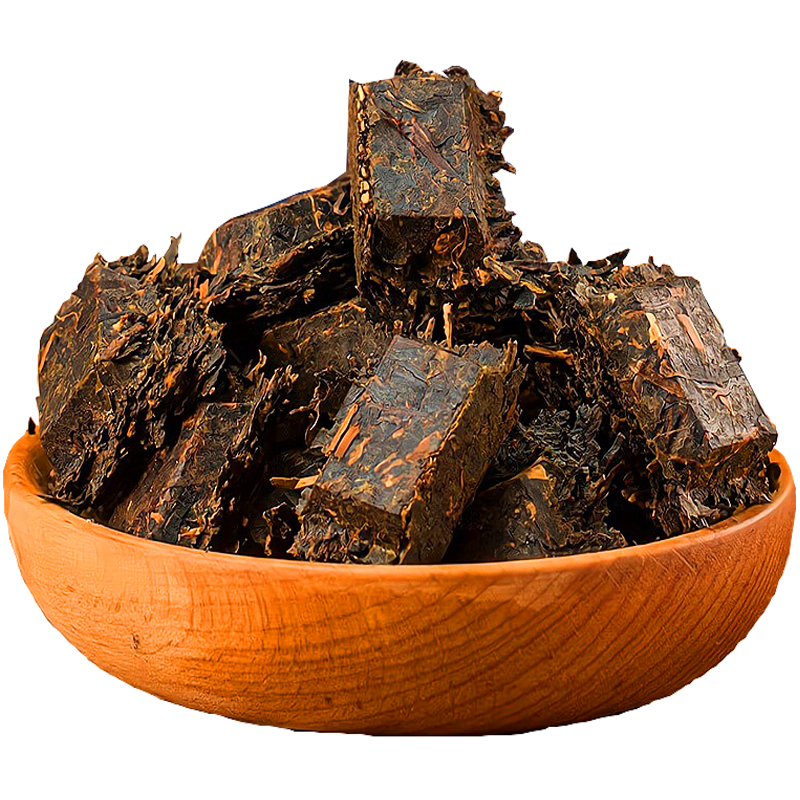 西藏茶叶康砖茶藏红茶黑茶特产煮酥油茶奶茶甜茶一块248克8年老茶 - 图3