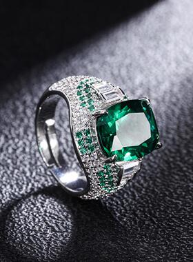 高级感珠宝欧美气质女式戒指仿真