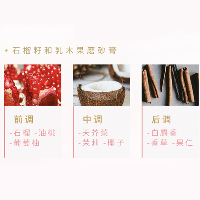 多芬磨砂膏身体奇异果去鸡皮冰淇淋 光合作用居家日用身体磨砂膏/去角质膏