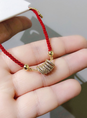 可调节过年礼物红绳手链