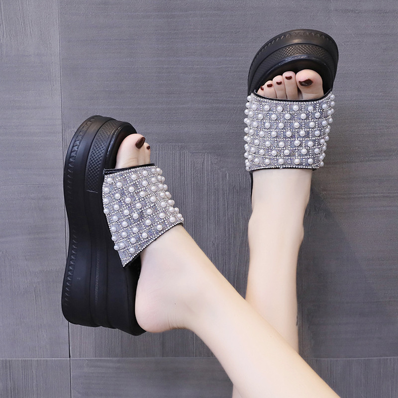 凉拖鞋子女夏外穿拖鞋2025年新款时尚休闲松糕厚底坡跟增高高级感,淘宝优惠券,粉丝福利购,淘宝优惠卷