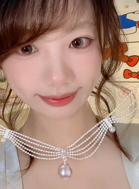 多层珍珠细链吊坠项链女高级感轻奢小众锁骨链颈链巨好看配饰