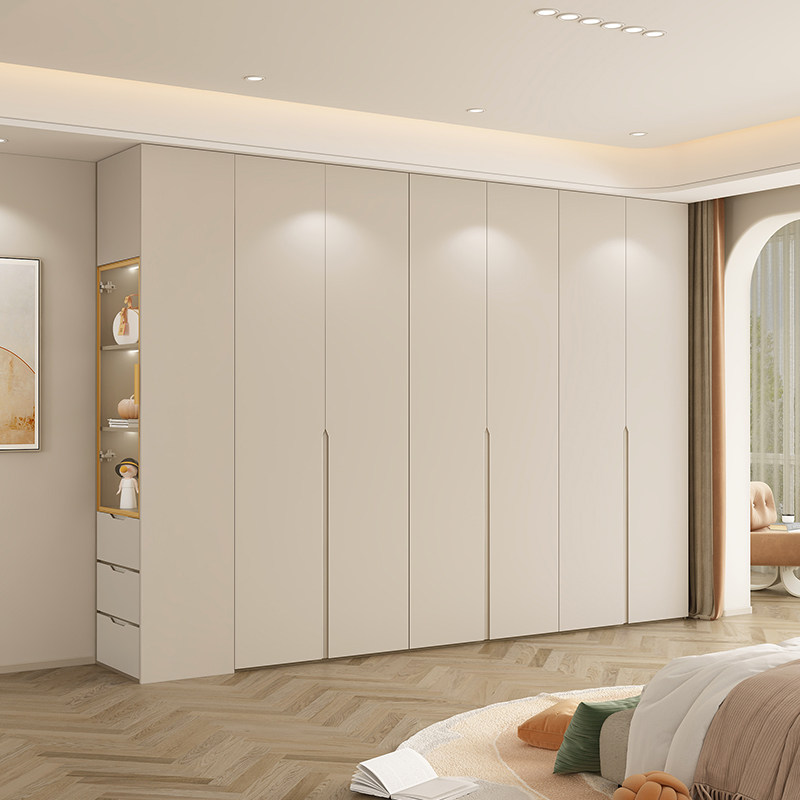 小户型卧室衣柜带边柜儿童衣橱收纳储物柜定制一体家用大衣柜定制,淘宝优惠券,粉丝福利购,淘宝优惠卷