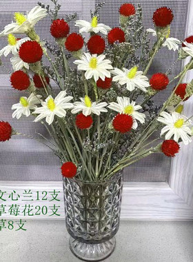 文心兰木槿花天然植物干花插花小