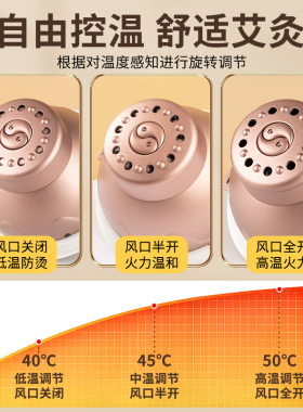 艾灸盒家用无烟热敷暖宫中医熏蒸