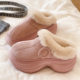 Qiaohui Fashion Thick Sole High Heeled Cotton Slippers
