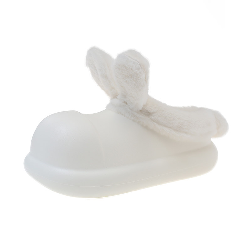 防水棉拖鞋女冬季居家外穿可爱兔耳朵加绒保暖厚底防滑低包跟棉鞋,淘宝优惠券,粉丝福利购,淘宝优惠卷