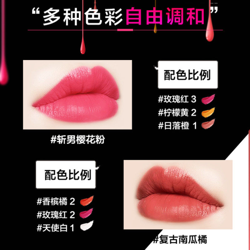 柏蕊诗轻奢高定调色唇膏盘12色口红 娇兰佳人化妆品唇膏/口红