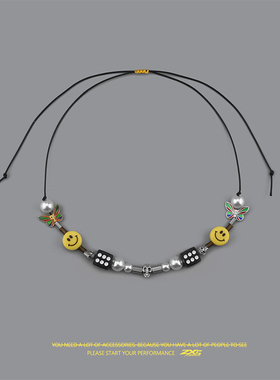 嘻哈风珍珠嘻哈风蝴蝶珍珠骷髅