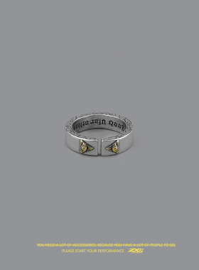 上帝之眼哥特风情侣戒指哥特风