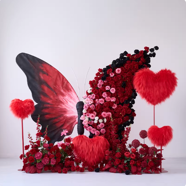 巨型玫瑰花网红情人节摆设仿真花造景eva纸艺花摆件装饰场景布置,淘宝优惠券,粉丝福利购,淘宝优惠卷