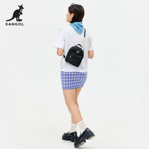 KANGOL官方迷你小背包女士双肩2025新款通勤高级感小众百搭小书包 - 图2