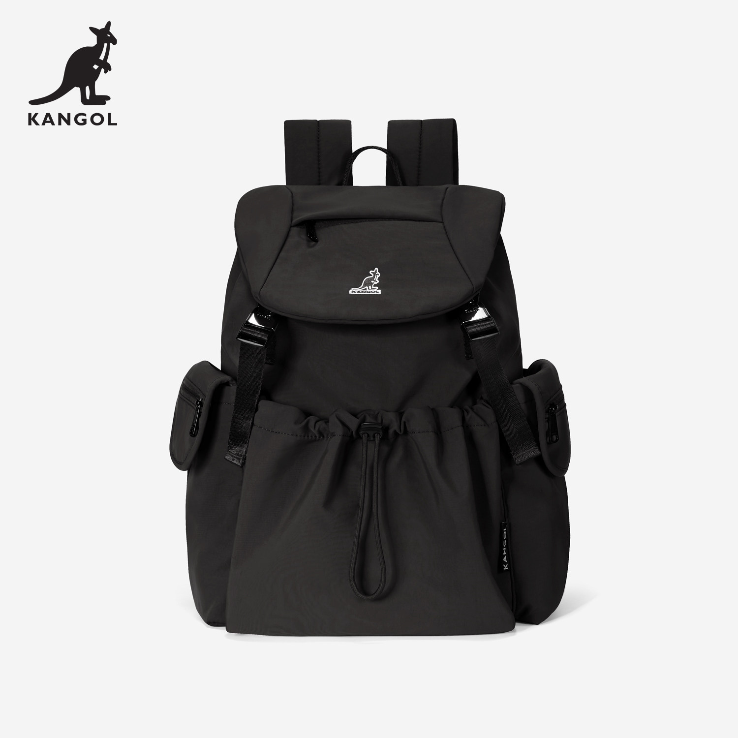 【郝熠然同款】KANGOL大号双肩包女翻盖大容量旅游男时尚百搭书包