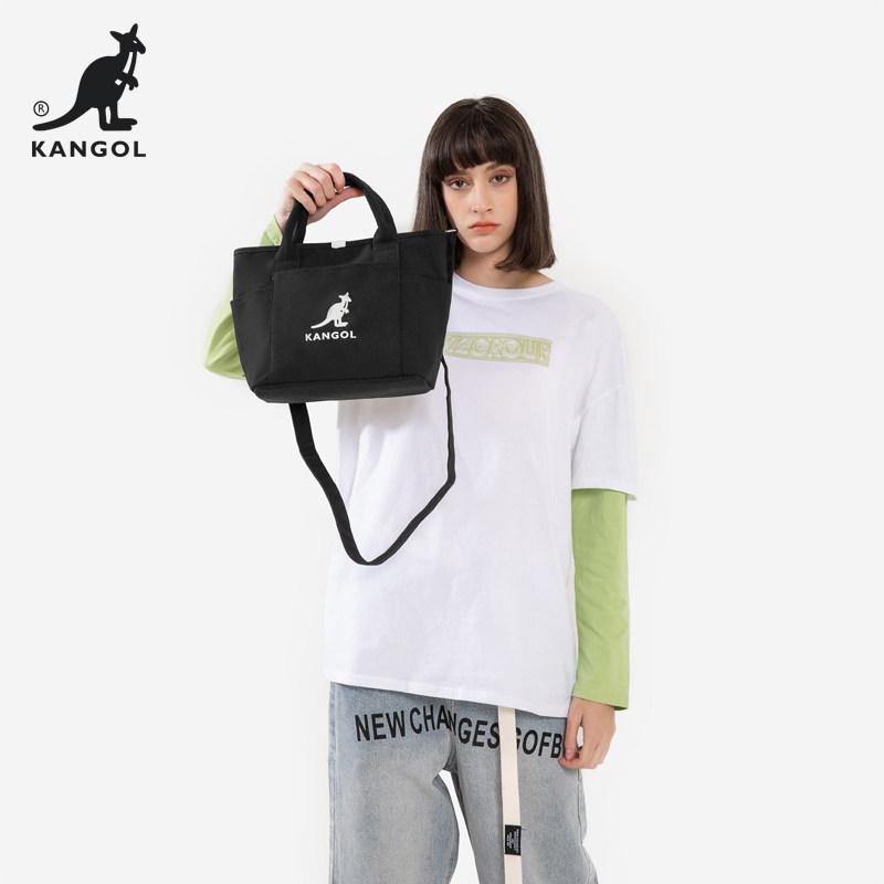 kangol官方休闲男女手提斜挎帆布包 KANGOL女士包袋