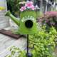 Creative bird house solar outdoor courtyard garden decoration
