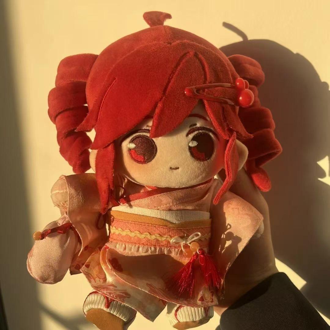 正版原创声库的性虚拟歌姬重音teto属性20cm棉花娃娃周边同人公仔 - 图2