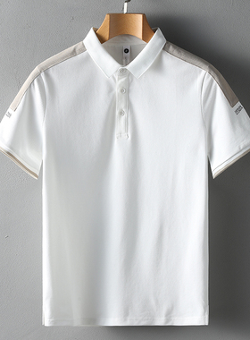 2021夏季新款撞色polo男休闲