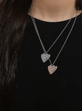 简约情侣吊坠项链Regina吊坠情侣