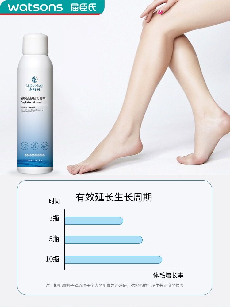 【屈臣】脱毛膏喷雾去毛膏全身慕斯腋下手毛腿毛男女生脱毛神器,淘宝优惠券,粉丝福利购,淘宝优惠卷