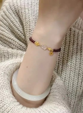 小葫芦手链复古宫廷风高级中式福禄双全手串手饰情侣百搭款送礼物